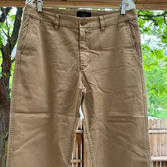 J. Crew Pants - J. Crew 100% Cotton Chino Cropped Rolled Pants Weathered Tan size 10